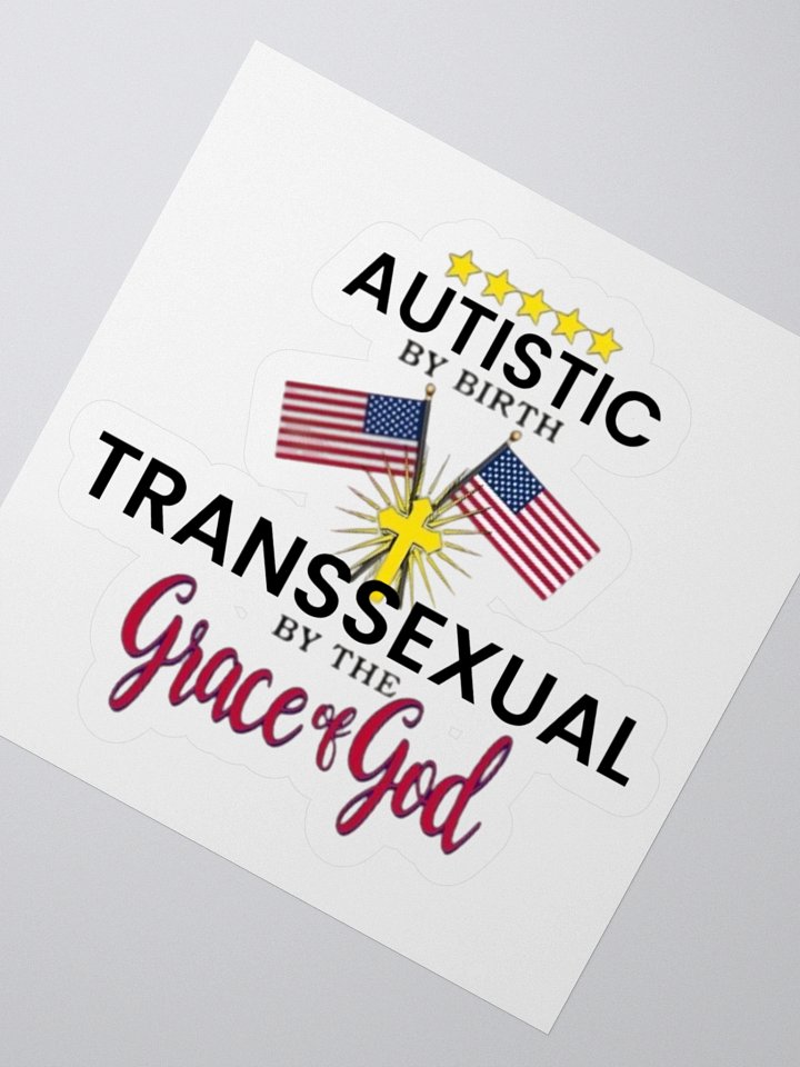Autistic By Birth... Sticker product image (4)
