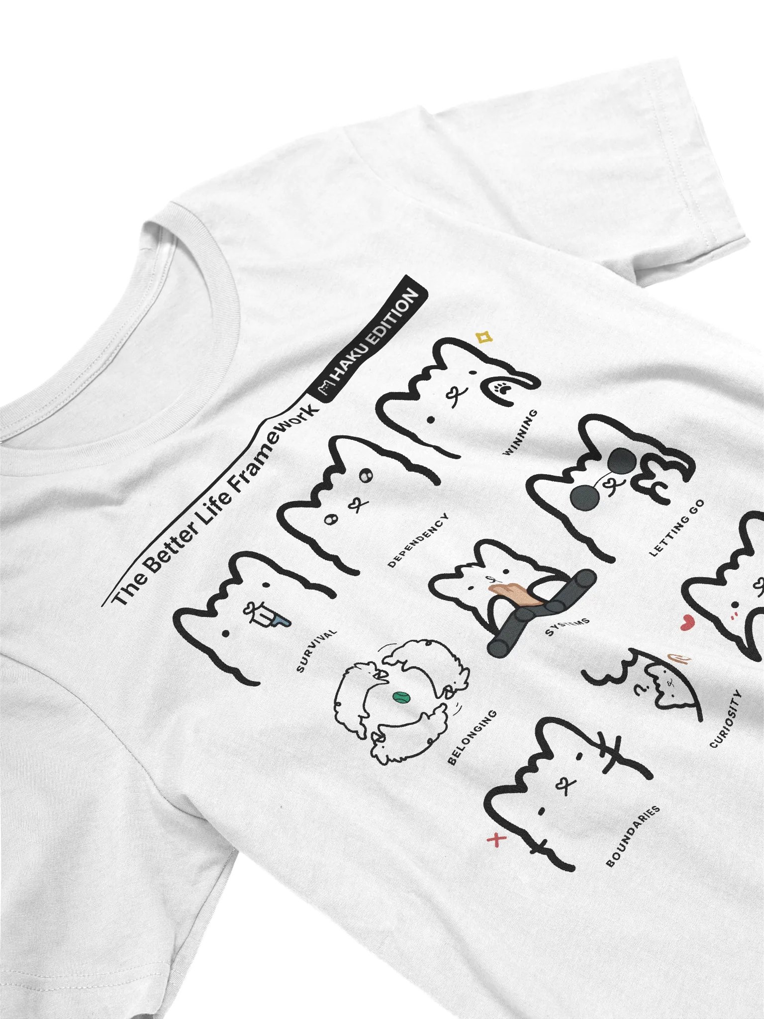Better Life Framework Tee (HAKU) [WHITE] product image (3)