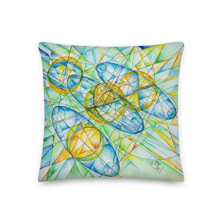 Poinsot's Paper Spaceship 1+2 - Physics of the Gyroscope Pillow product image (2)