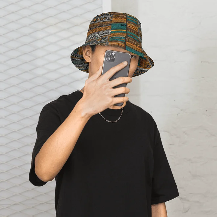 Tribal Ambassador Pattern - CaribbeanApples | Reversible Bucket Hat product image (2)