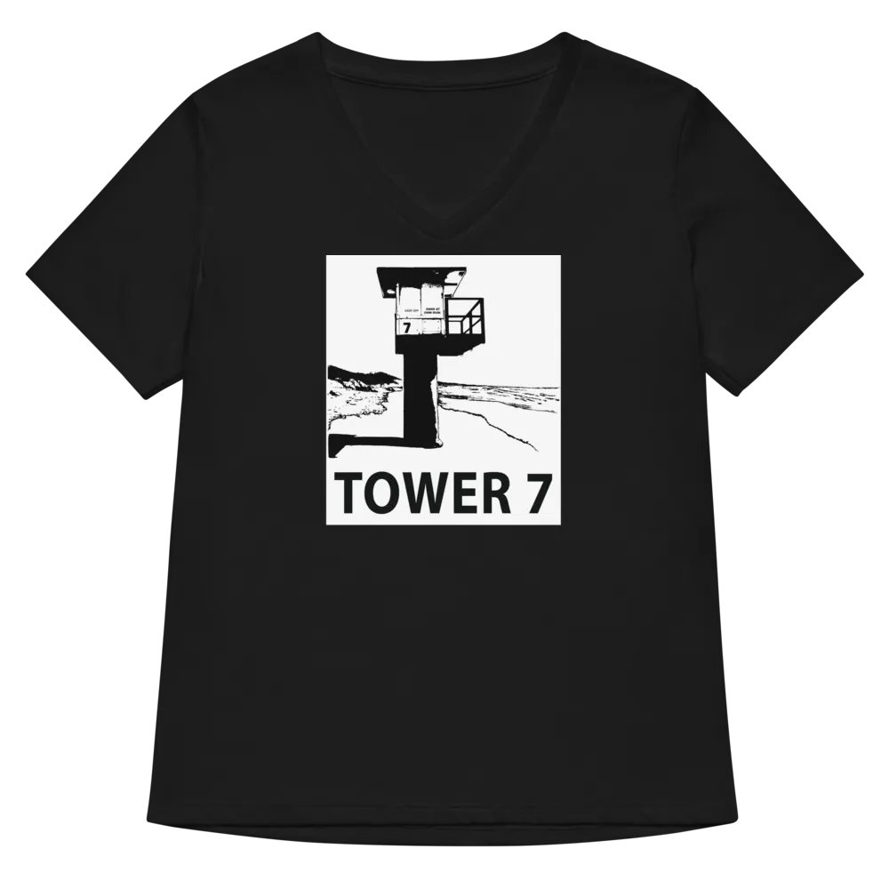 Tower 7 Women's V-Neck T-Shirt product image (5)