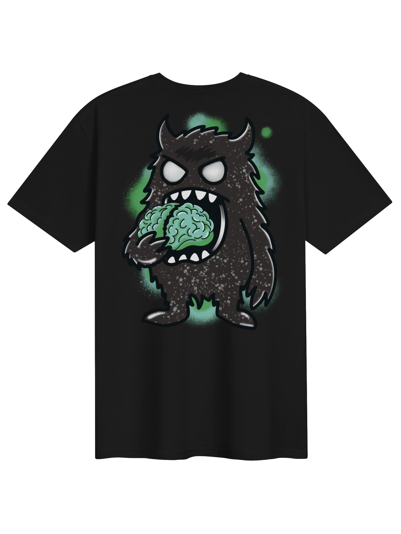 Monster Brains Back Print Unisex Tee product image (1)