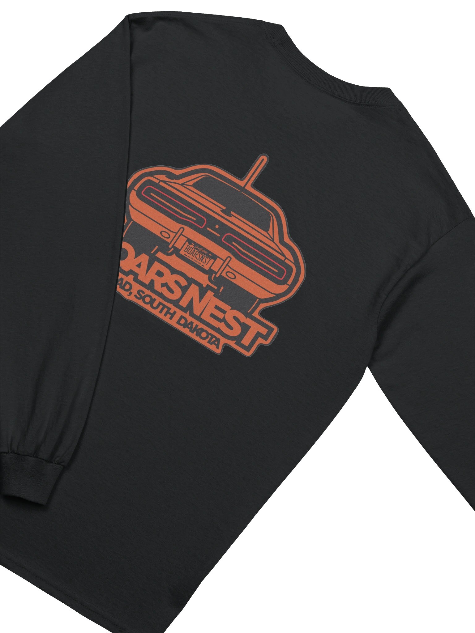 Rustic Boar's Head Cowboy Hat Long Sleeve Tee product image (29)