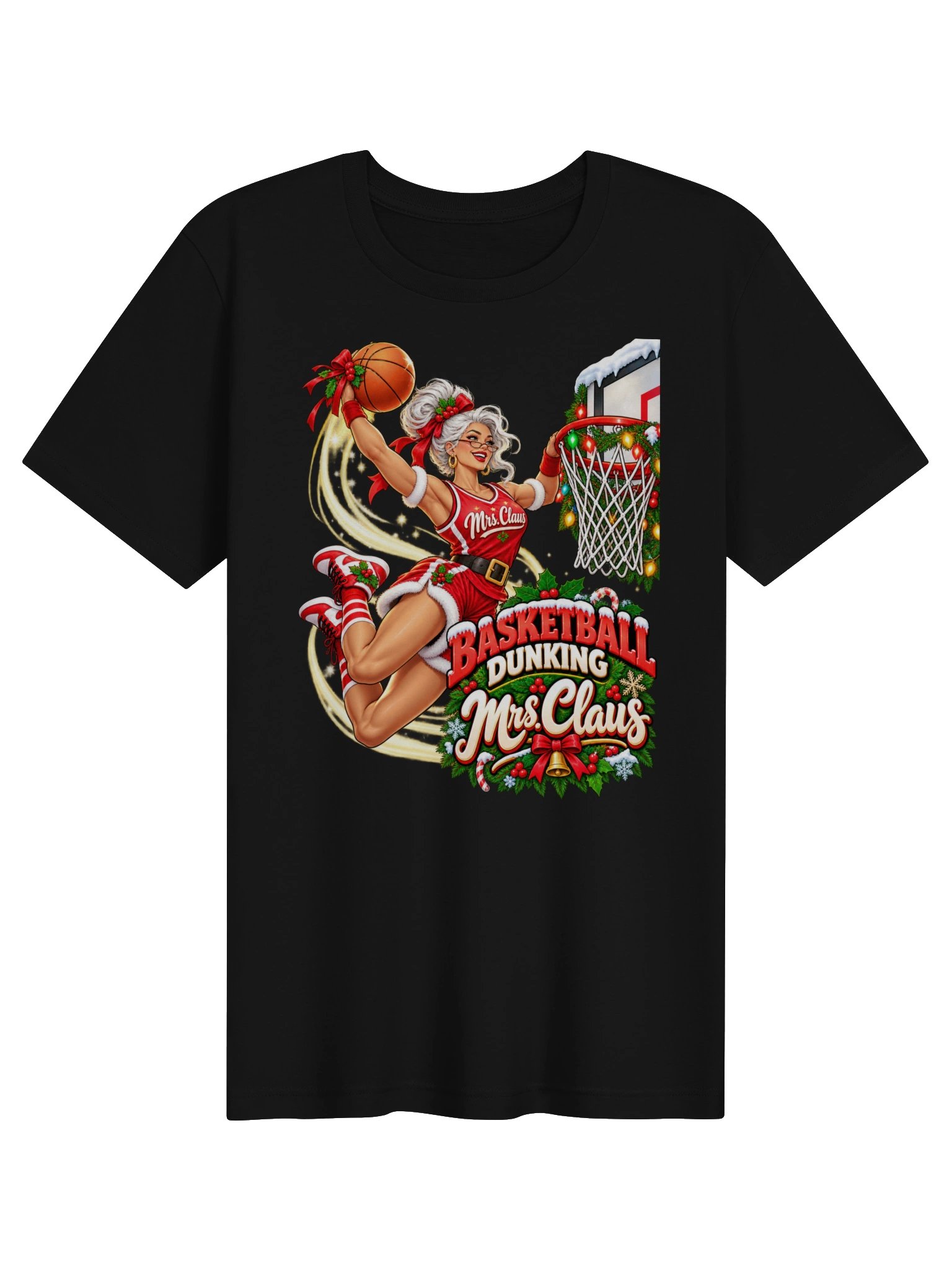 Basketball Dunking Mrs. Claus product image (1)