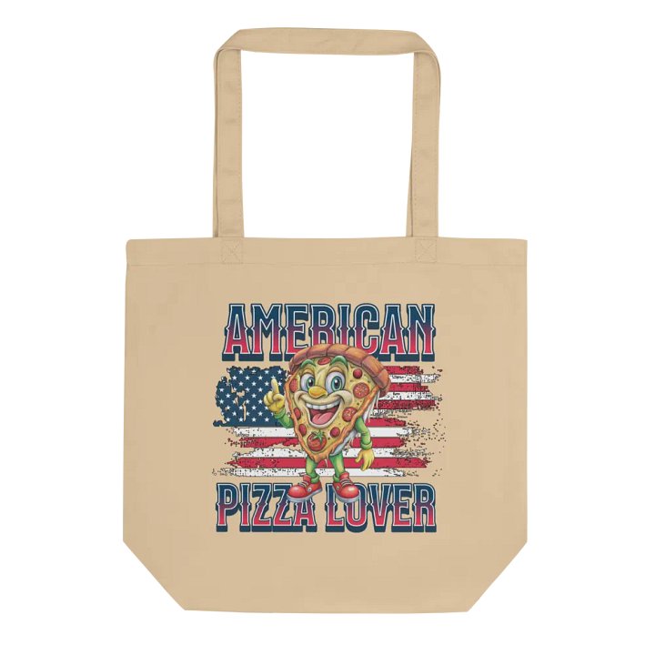 American Pizza Lover Patriotic Tote Bag product image (1)