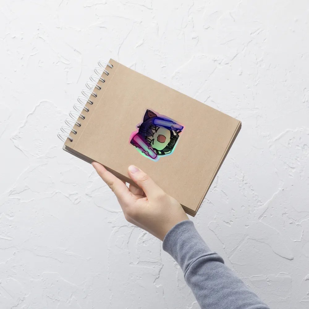 Rave Knight Holographic Sticker product image (7)