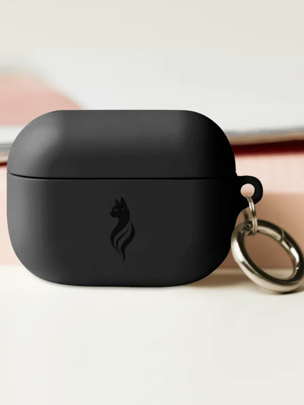 Minimal Black AirPods Case by zaillusion product image (37)