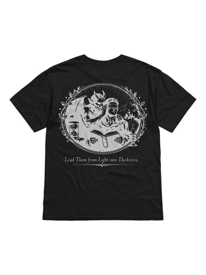 Blinded to the Light (White on Black/Color) (Back) product image (1)