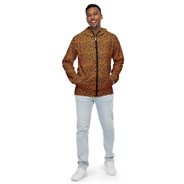 Stylish Bold Leopard Print Windbreaker for Modern Wear product image (1)
