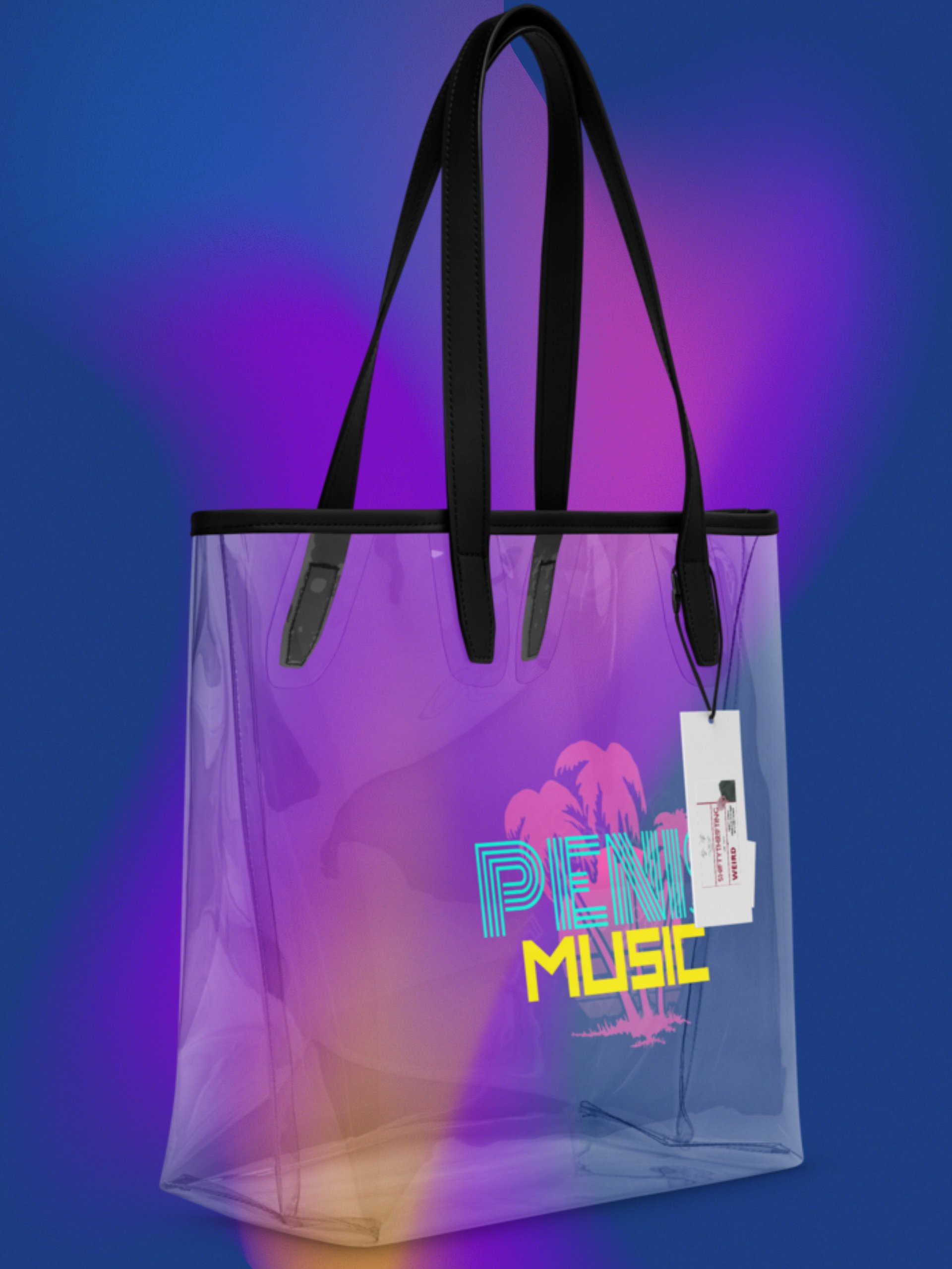 Penis Music clear tote product image (1)