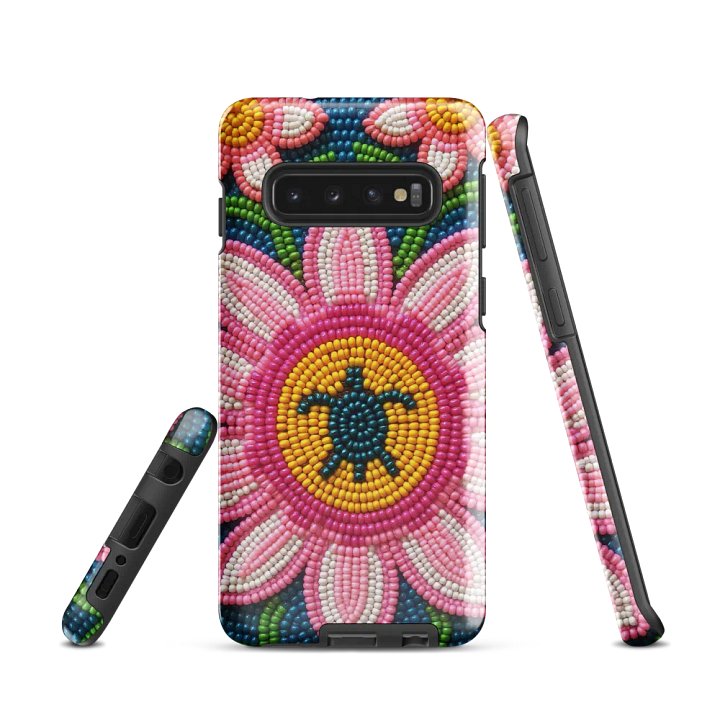 Turtle Flower Faux-Beadwork Samsung® Tough Case product image (1)