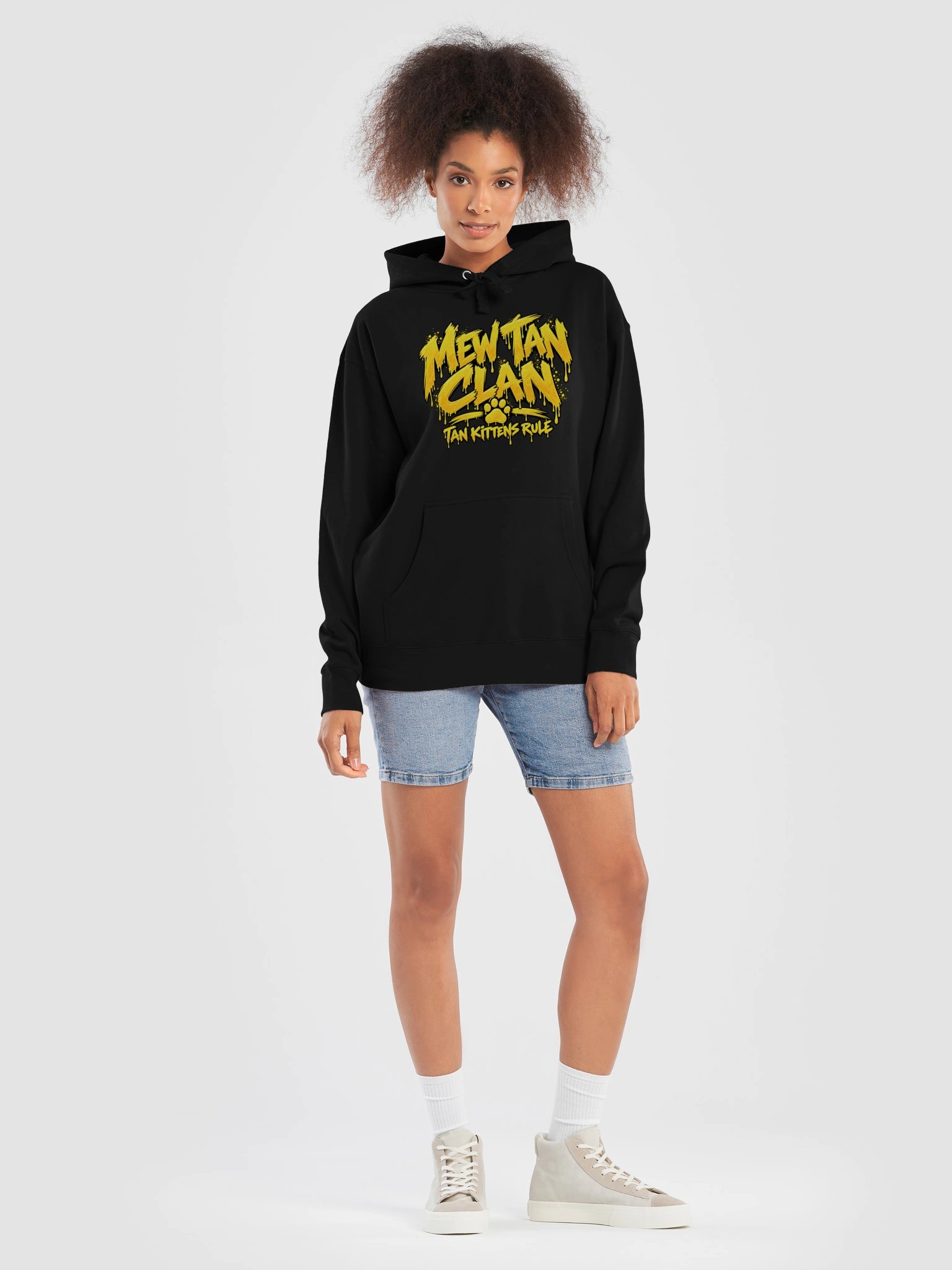 Mew Tan Clan™ – Tan Kittens Rule Crew Hoodie product image (79)