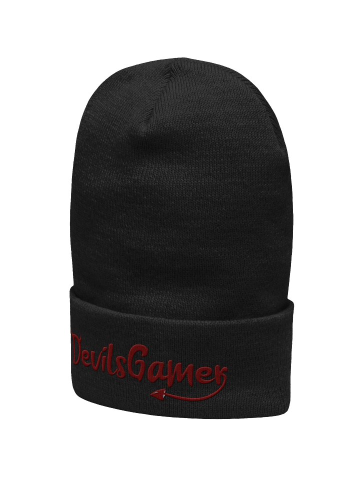 DevilsGamer Red Logo Cuffed Beanie product image (10)