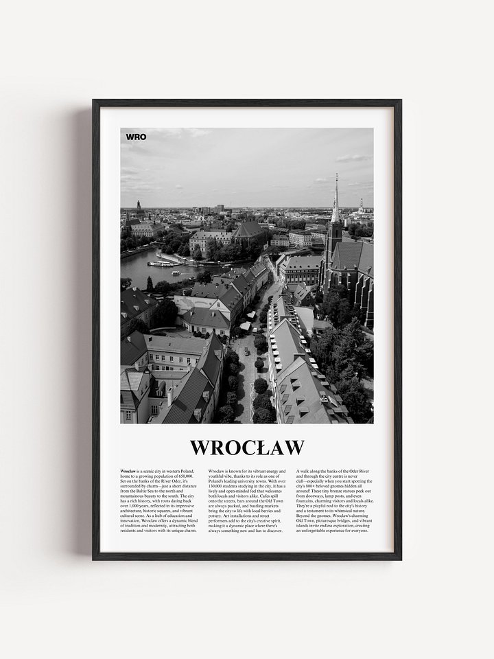 Wroclaw 02 Newspaper Poster product image (1)