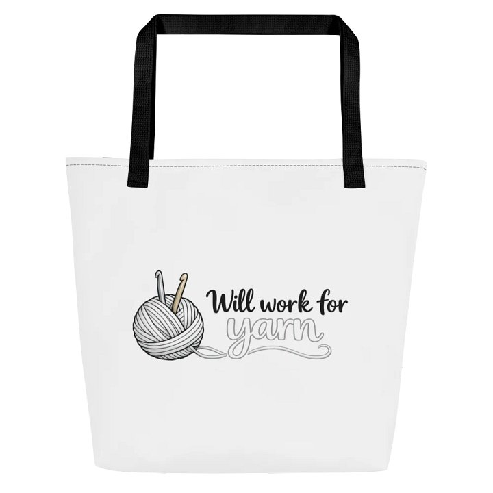 Will Work for Yarn Project Bag product image (1)