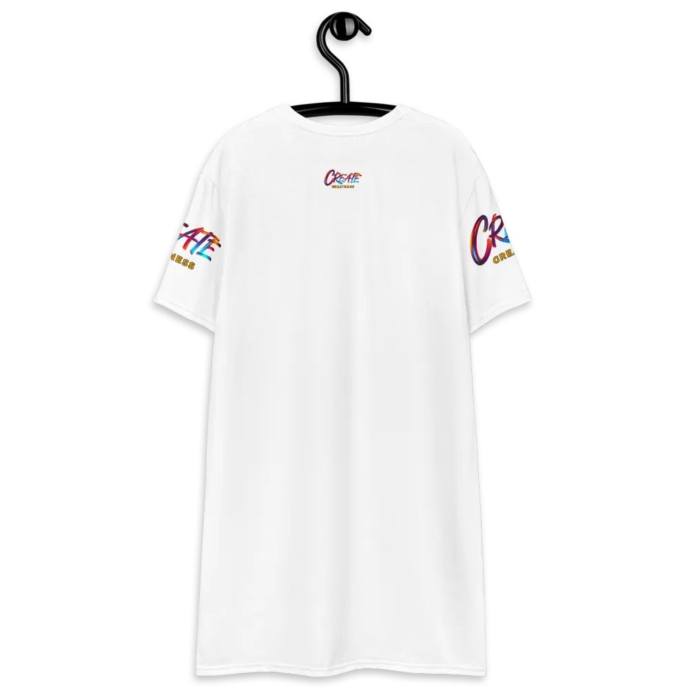 Born to Dance Her Silhouette Energetic Moves All-Over T-Shirt Dress product image (8)