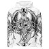 Dragon Cross Monochrome Hoodie