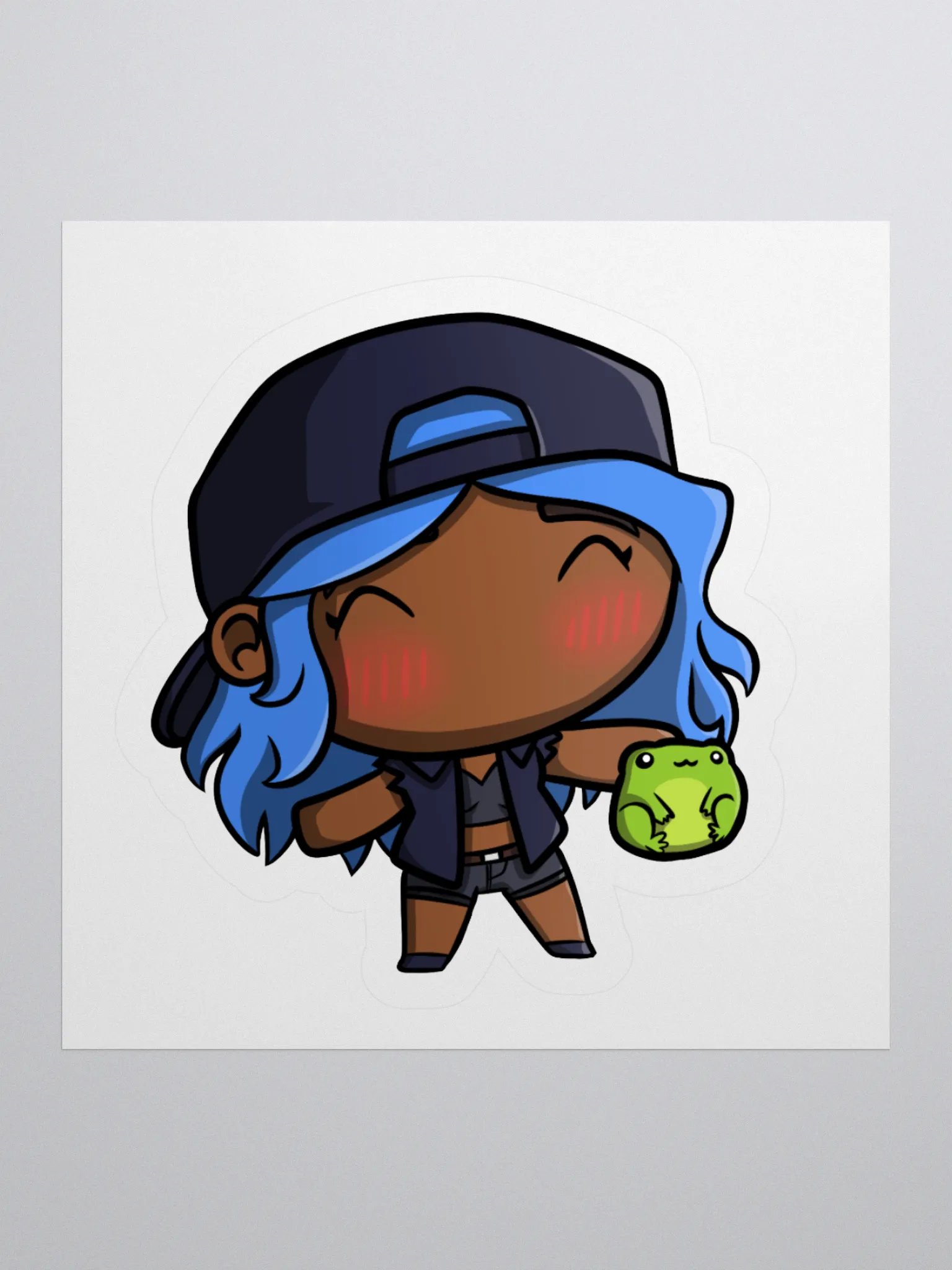 Blue (Aoki Ma) Chibi Sticker product image (3)