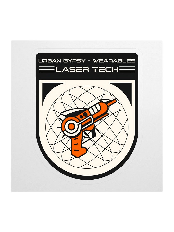 Laser Tech Kiss Cut Sticker product image (1)
