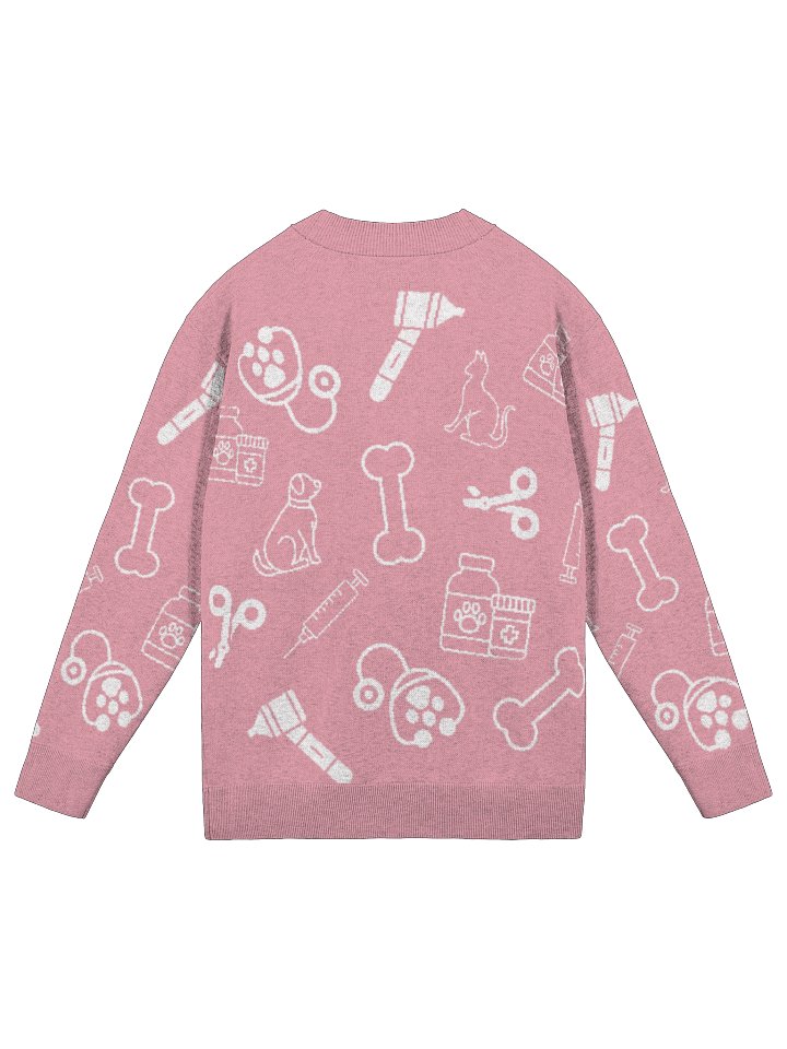 Vet Med Knit Cardigan - Light Pink product image (2)