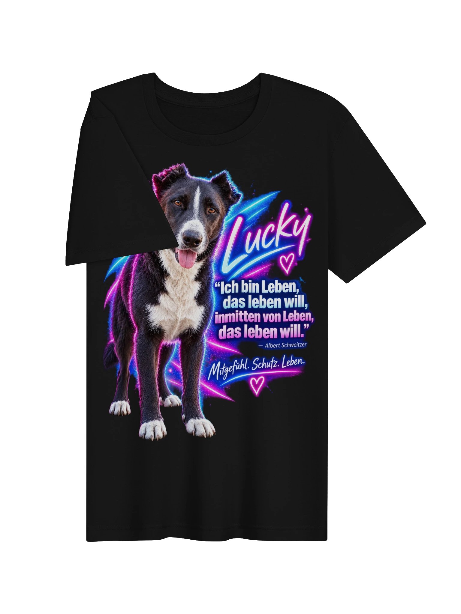 Lucky – Mitgefühl. Schutz. Leben. T-Shirt product image (9)