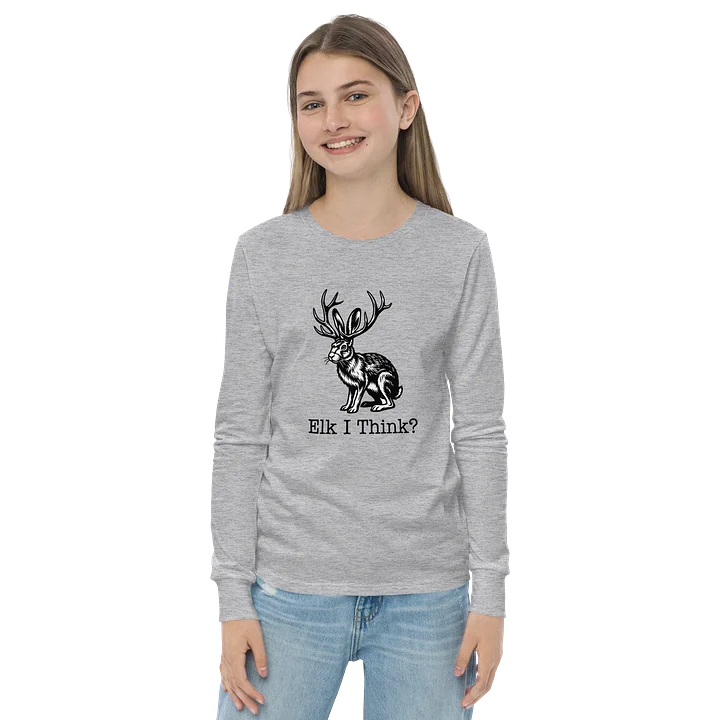 Elk I Think? Youth Long‑Sleeve Tee — From Range To Field product image (9)
