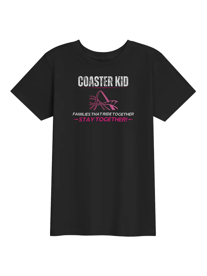 Roller Coaster Kid Girls Theme Park Tee product image (1)