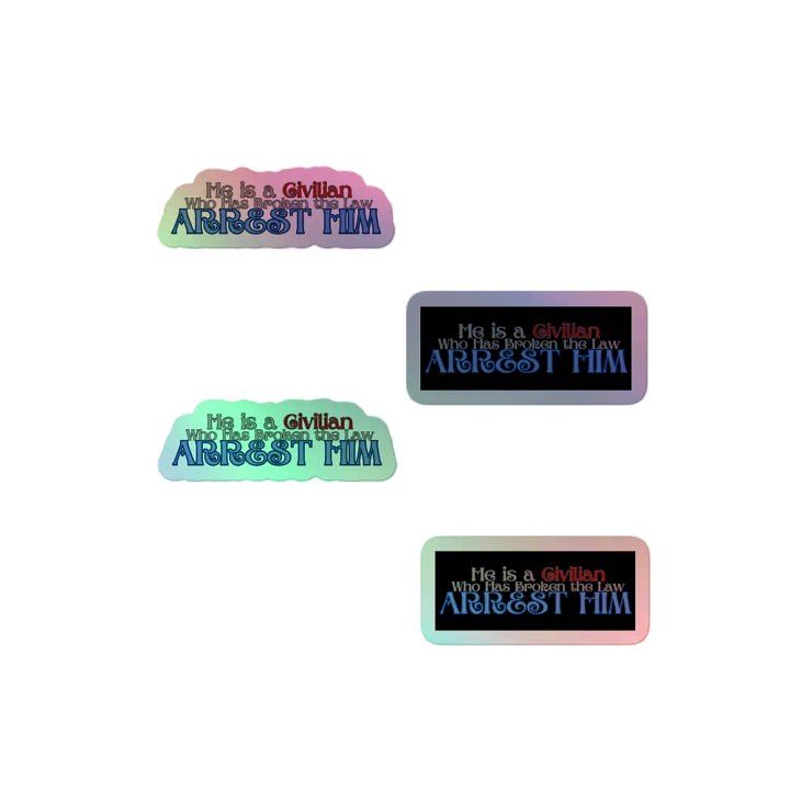 Resistor, Arrest Muskrat, Holo Sticker Pack product image (2)