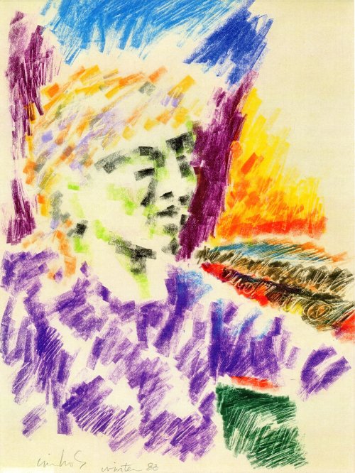 Head of a Woman 1988 print product image (1)