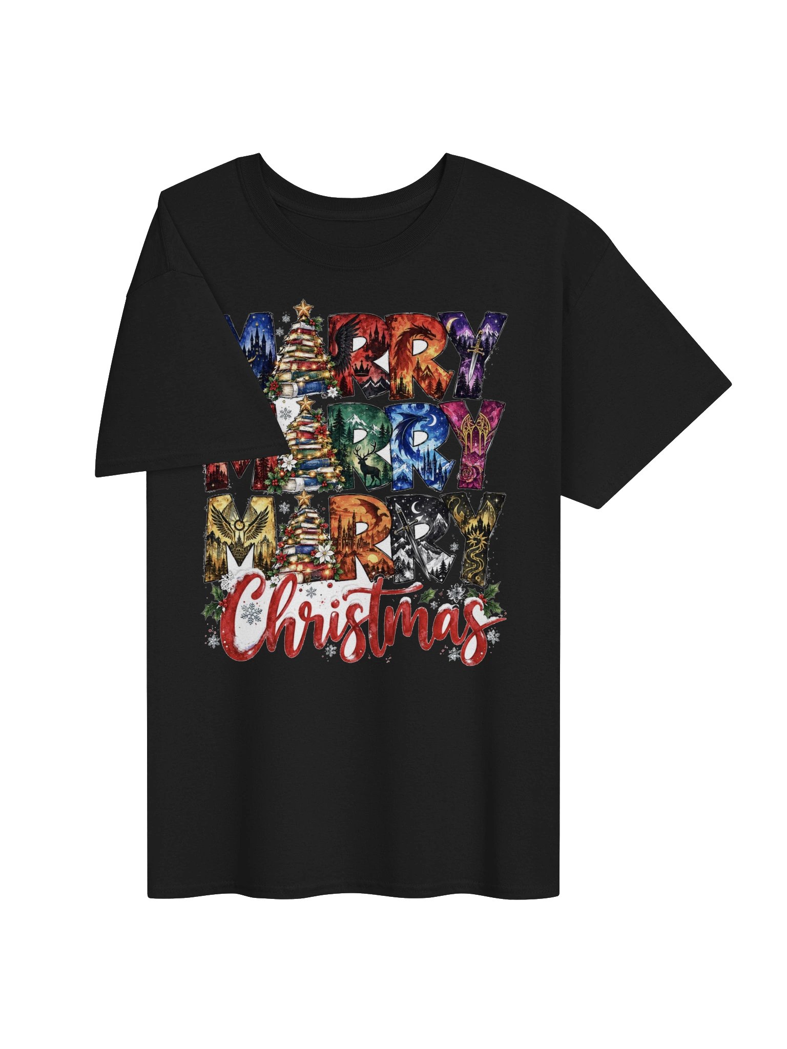 Merry Merry Merry Christmas Tee product image (3)