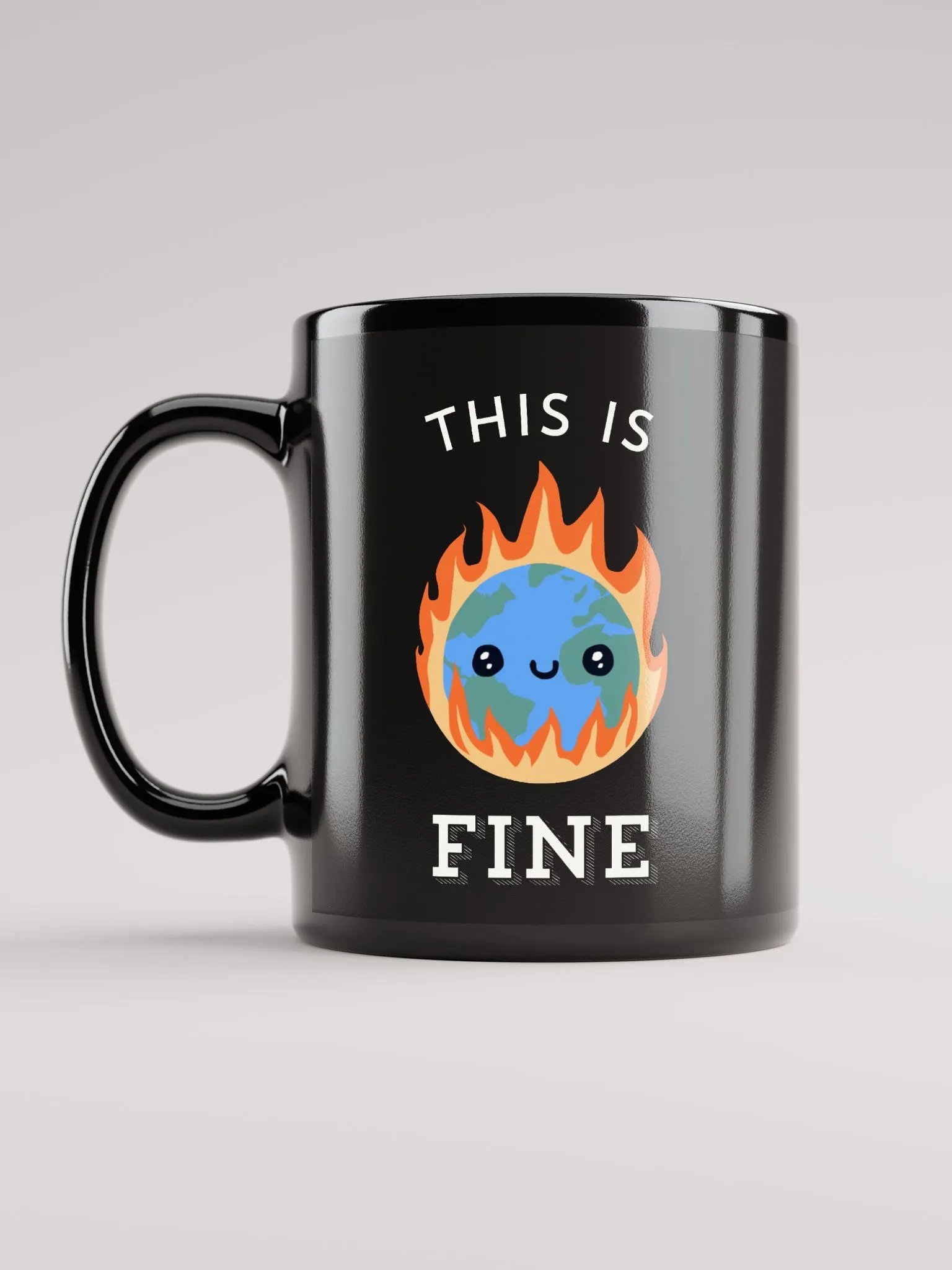 This is Fine Global Meltdown Black Mug product image (6)
