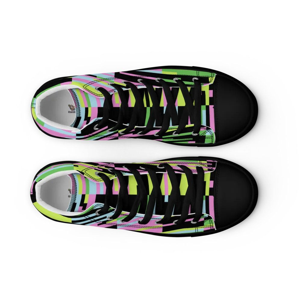 Colorful Retro Grid High Tops product image (18)