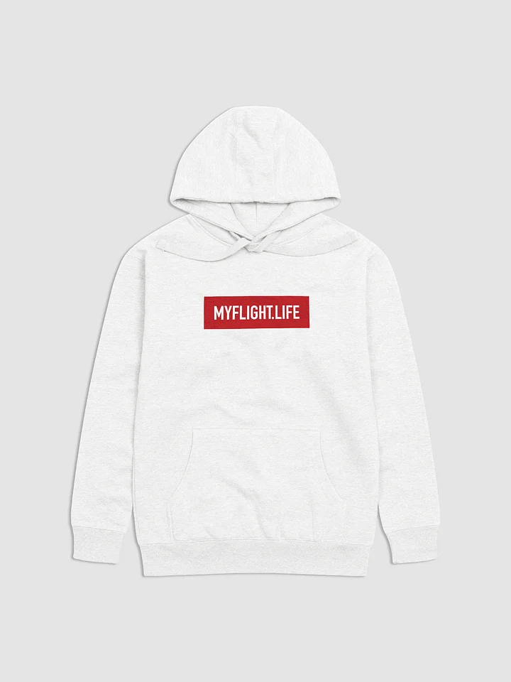 MYFLIGHT.LIFE WHITE | Hoodie For Flight Journal Keepers product image (1)