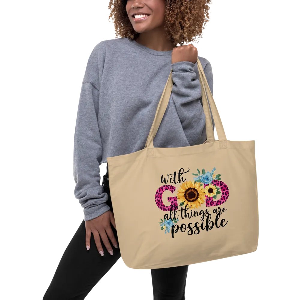 With God All Things Are Possible Tote product image (1)