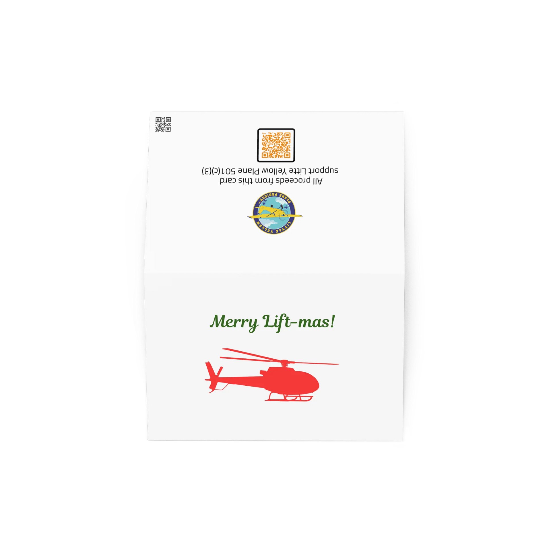 Merry Lift-mas Card- Helicopter product image (2)