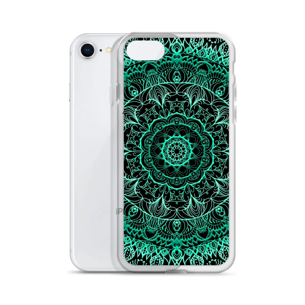 Turquoise Mandala iPhone® Case product image (3)