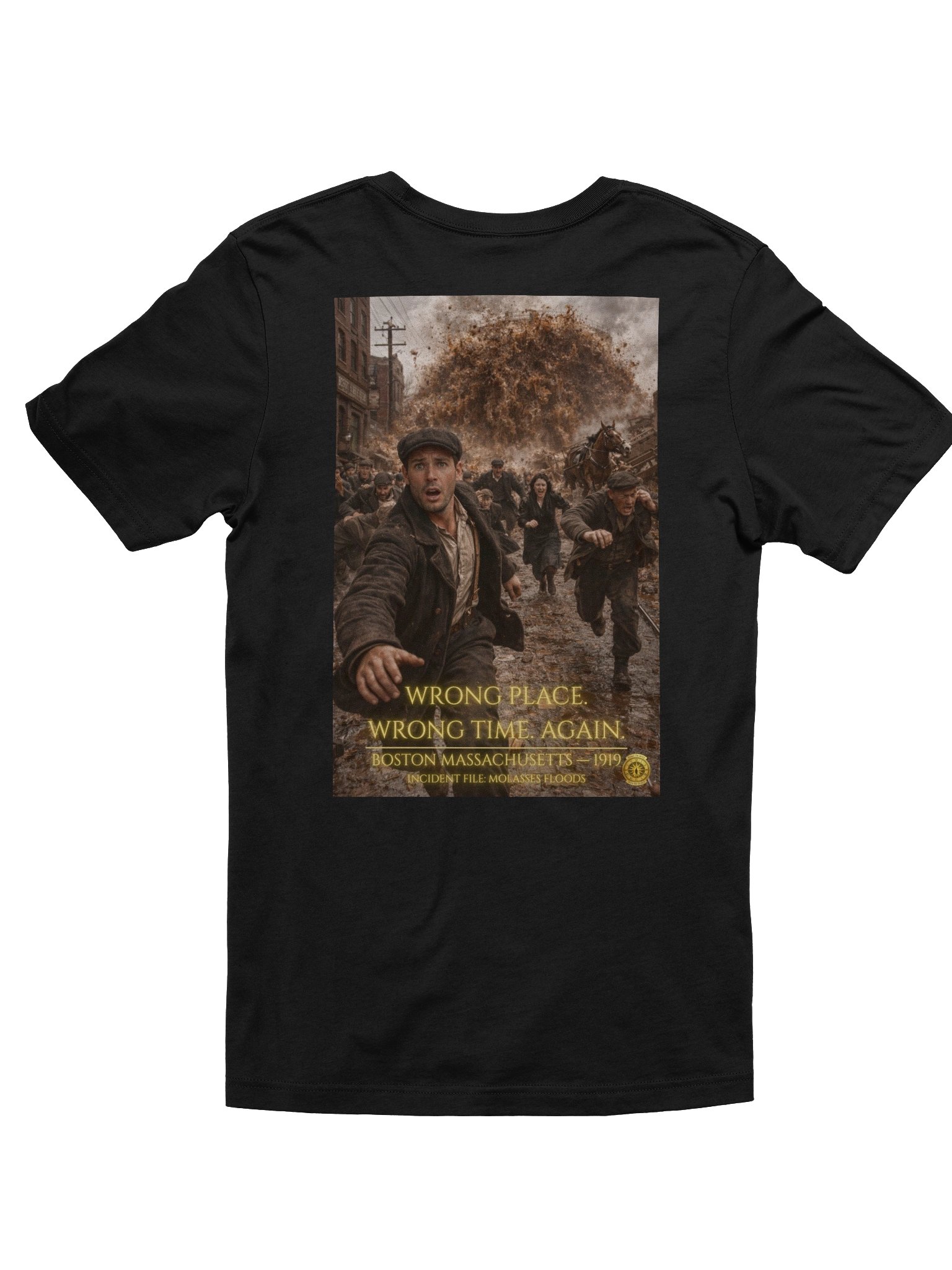 Great Molasses Flood 1919 Field Archive T-Shirt product image (2)