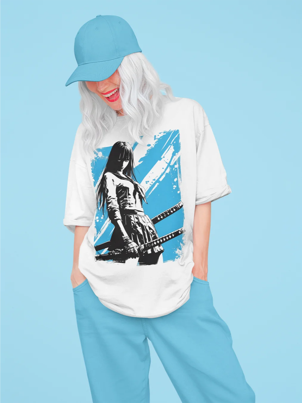 Samurai School Girl T-shirt product image (2)