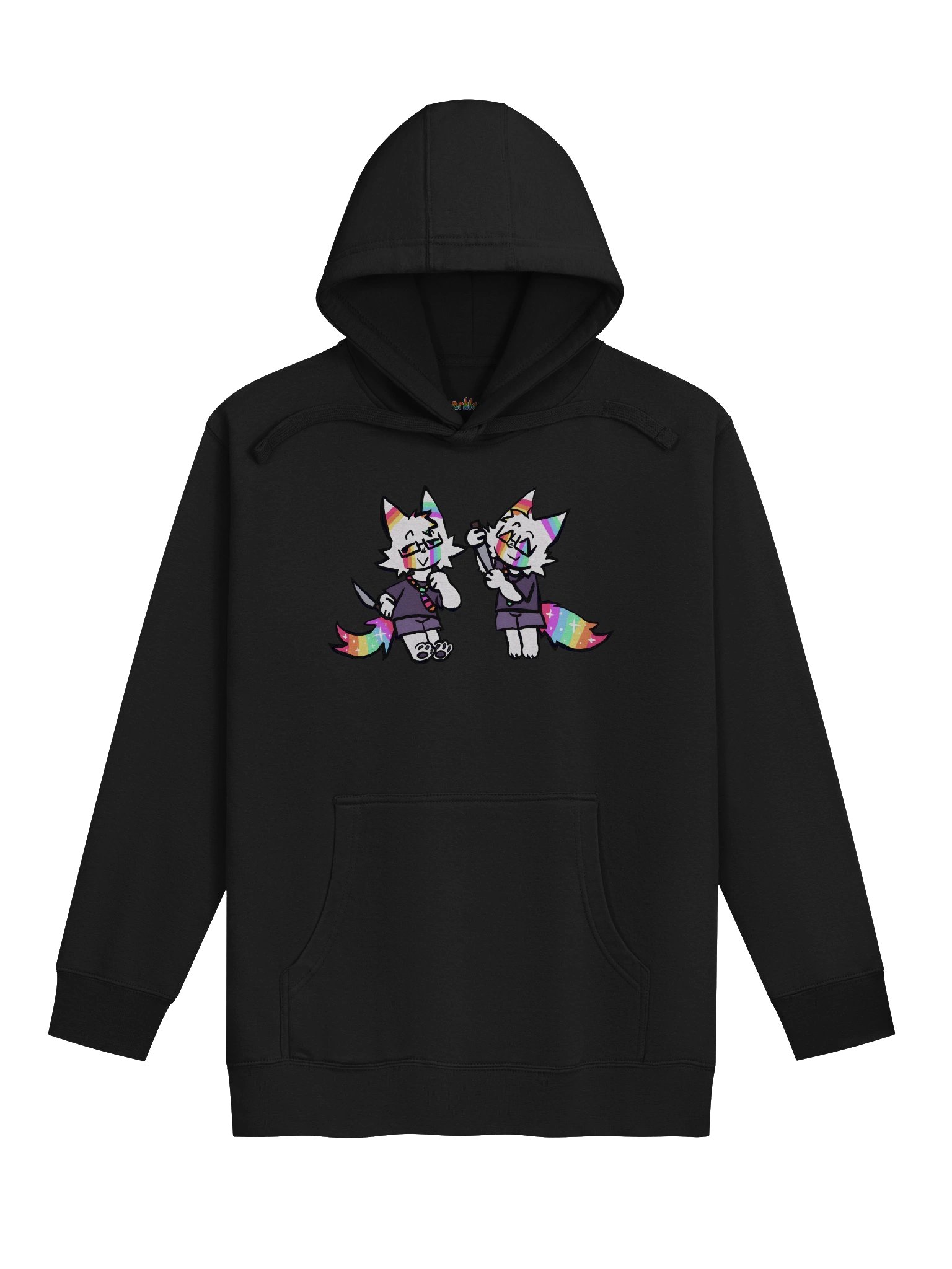 TINY MURDERER GLITTER HOODIE product image (1)