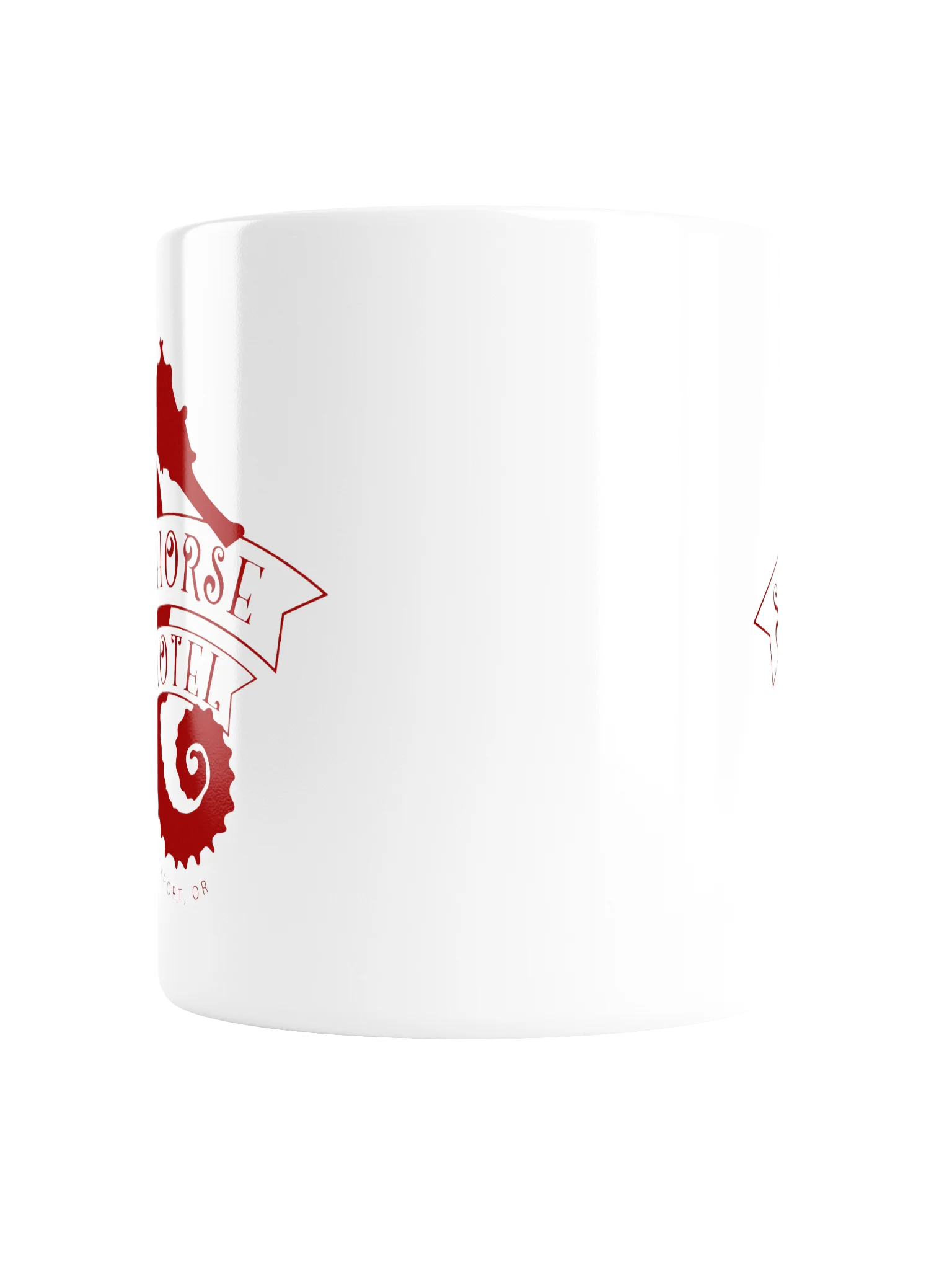 Seahorse Motel Red Coffee Mug product image (6)
