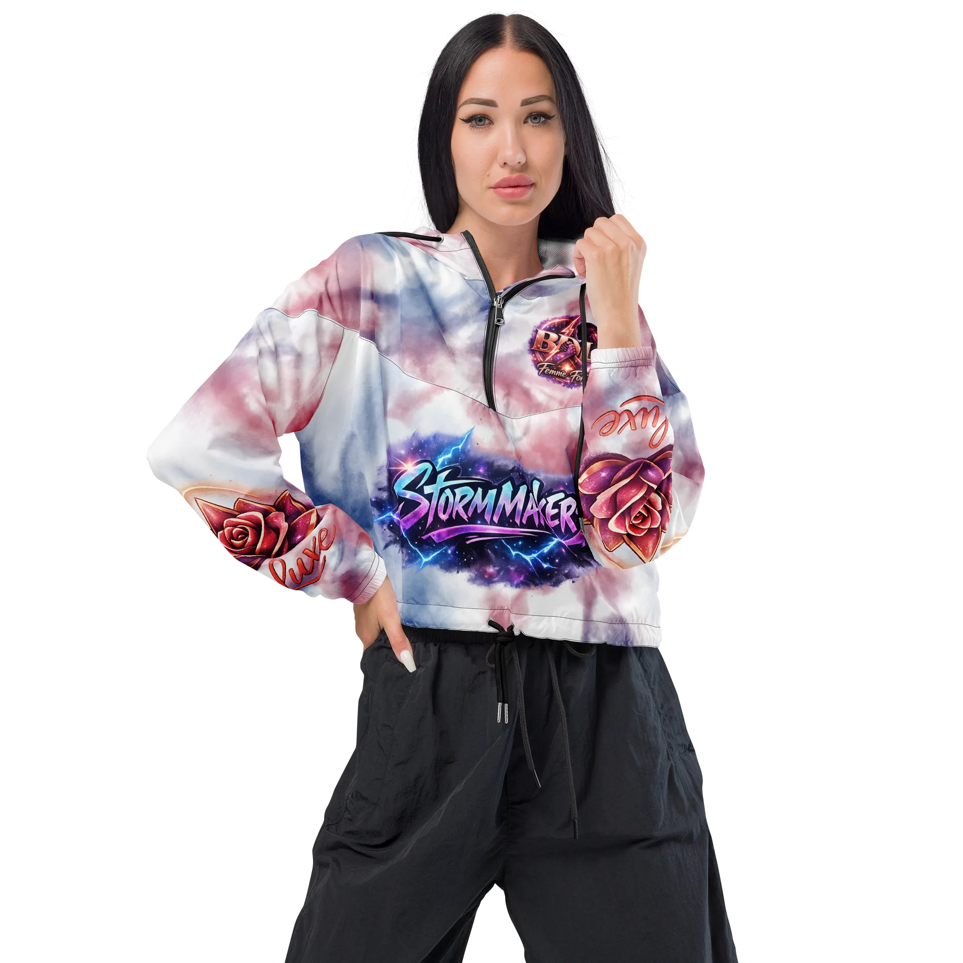 BigMommyLuxe Crop Top Windbreaker product image (1)