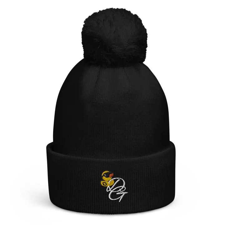 DG Beanie White Lettering product image (1)