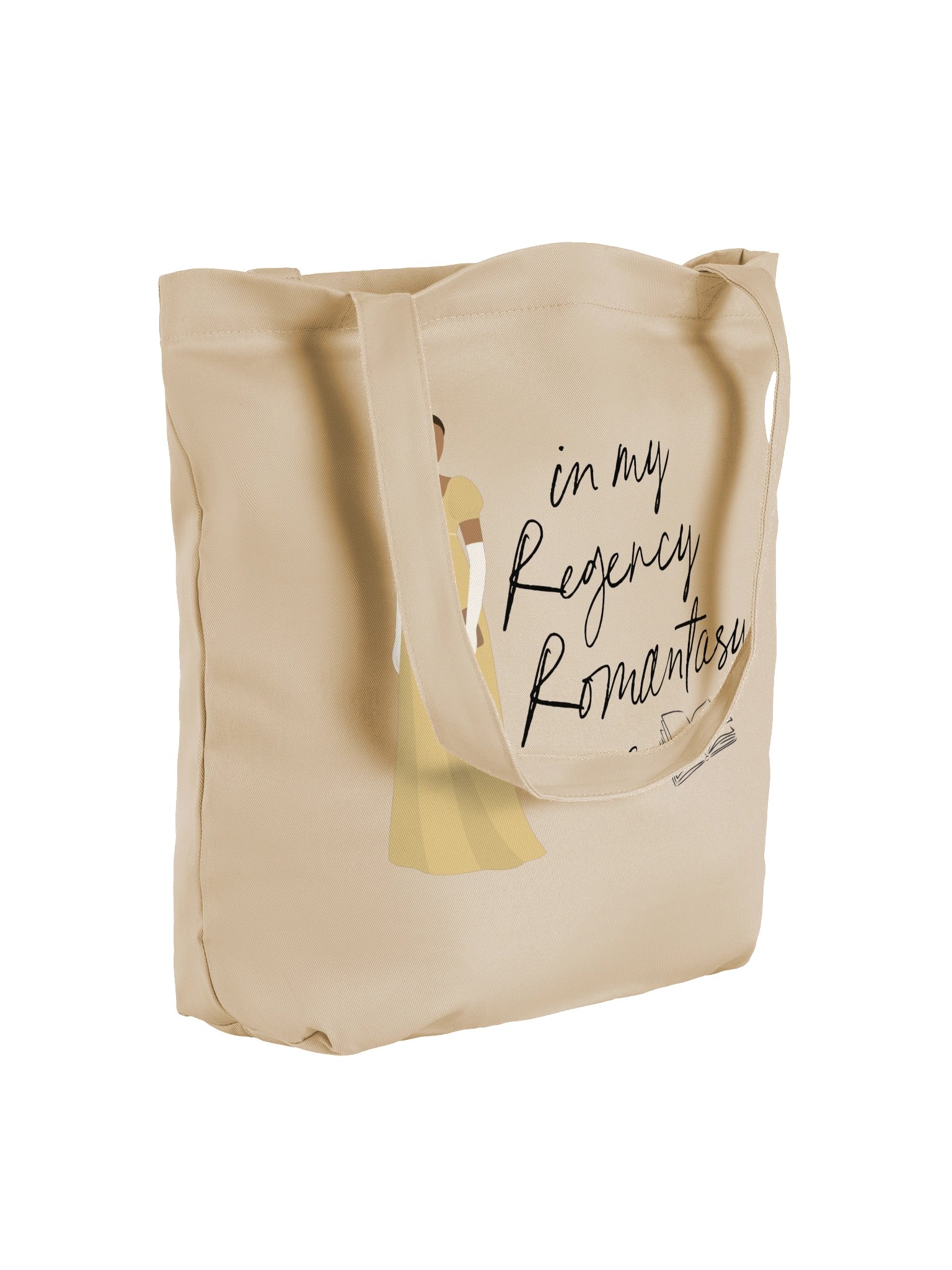 Regency Romantasy Era Econscious Tote Bag | YELLOW product image (4)