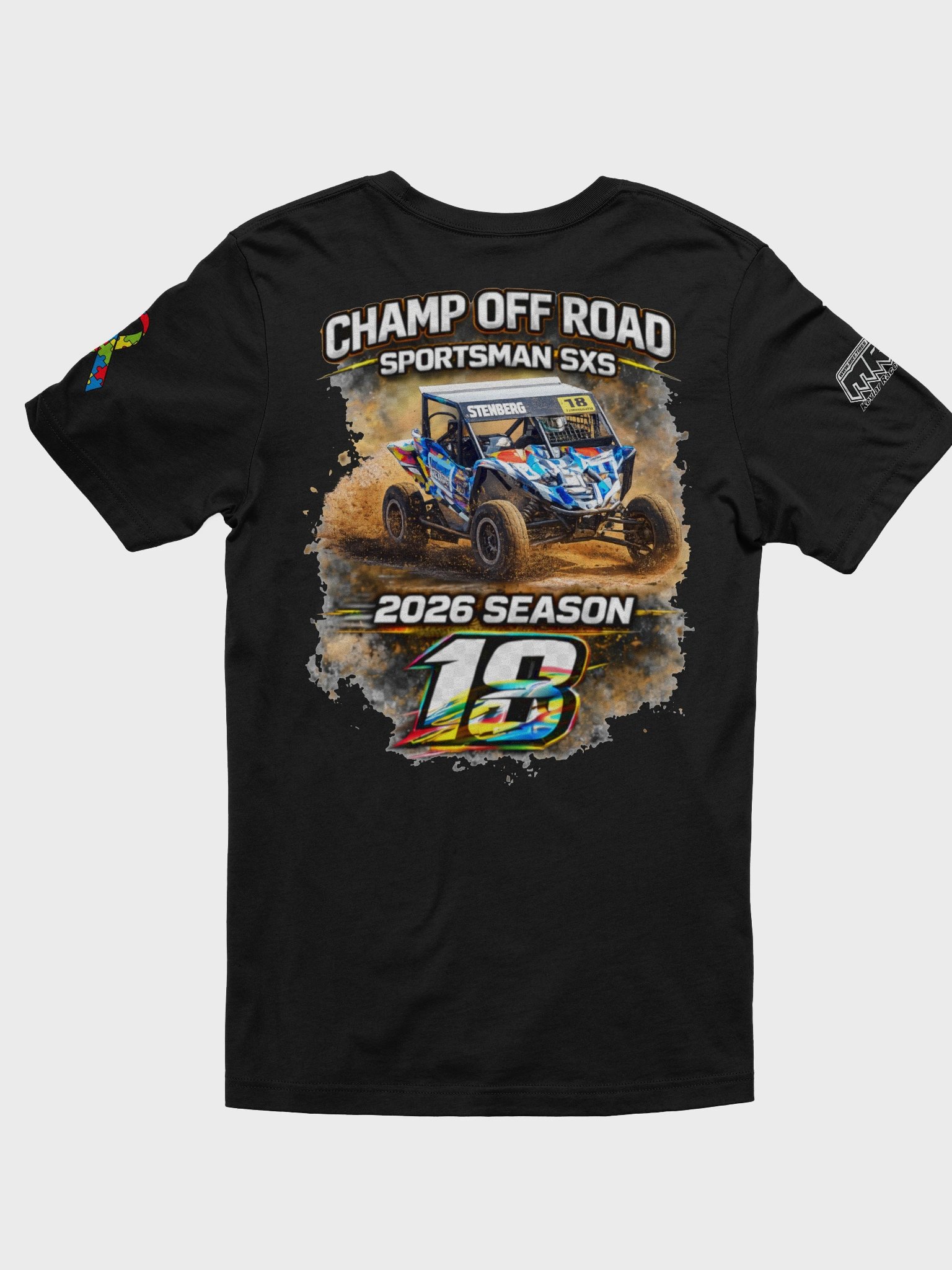 Autism Awarness #18 Racing T-Shirt 2026 product image (2)