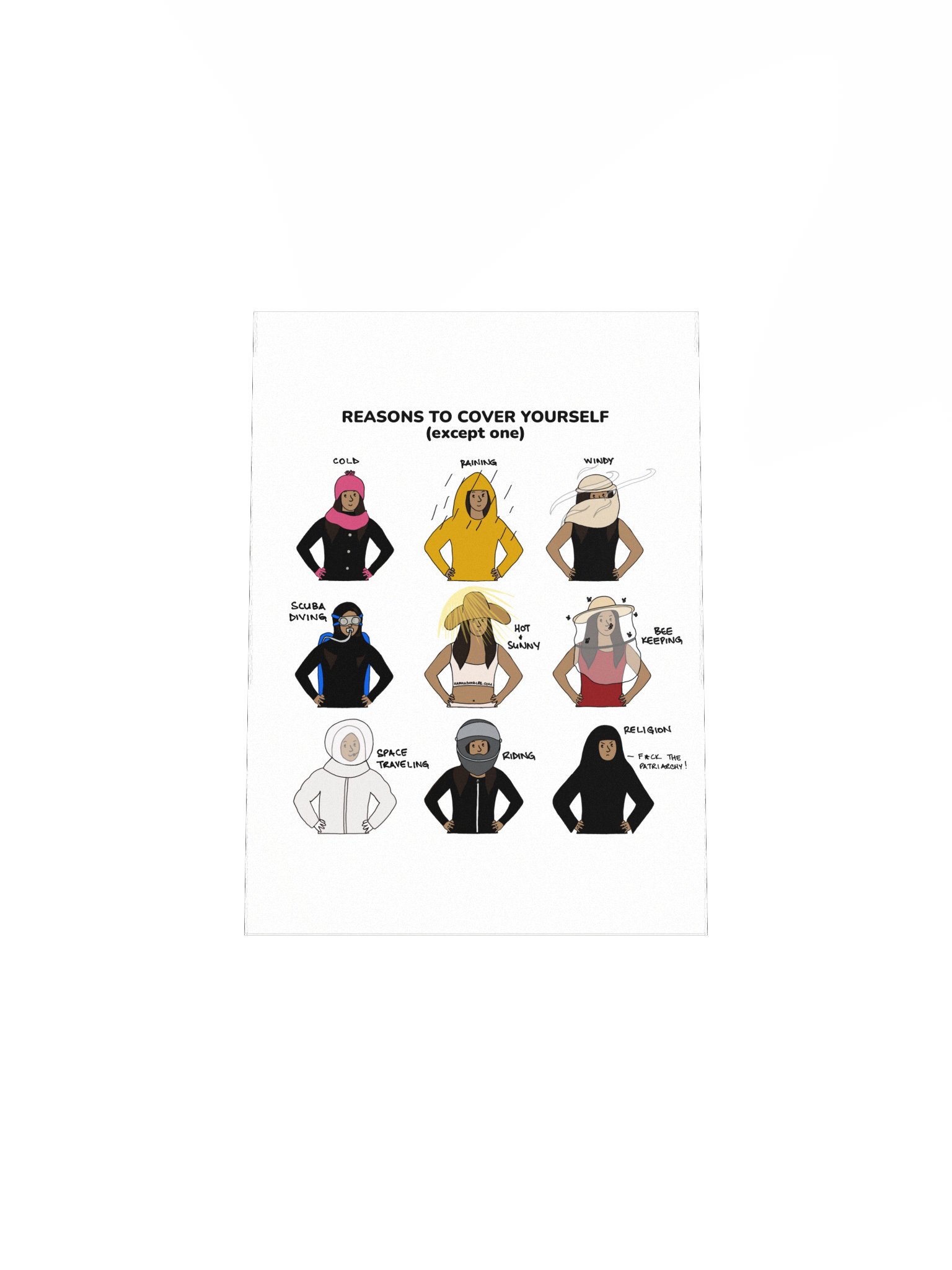 Reasons to Cover Yourself Poster product image (4)