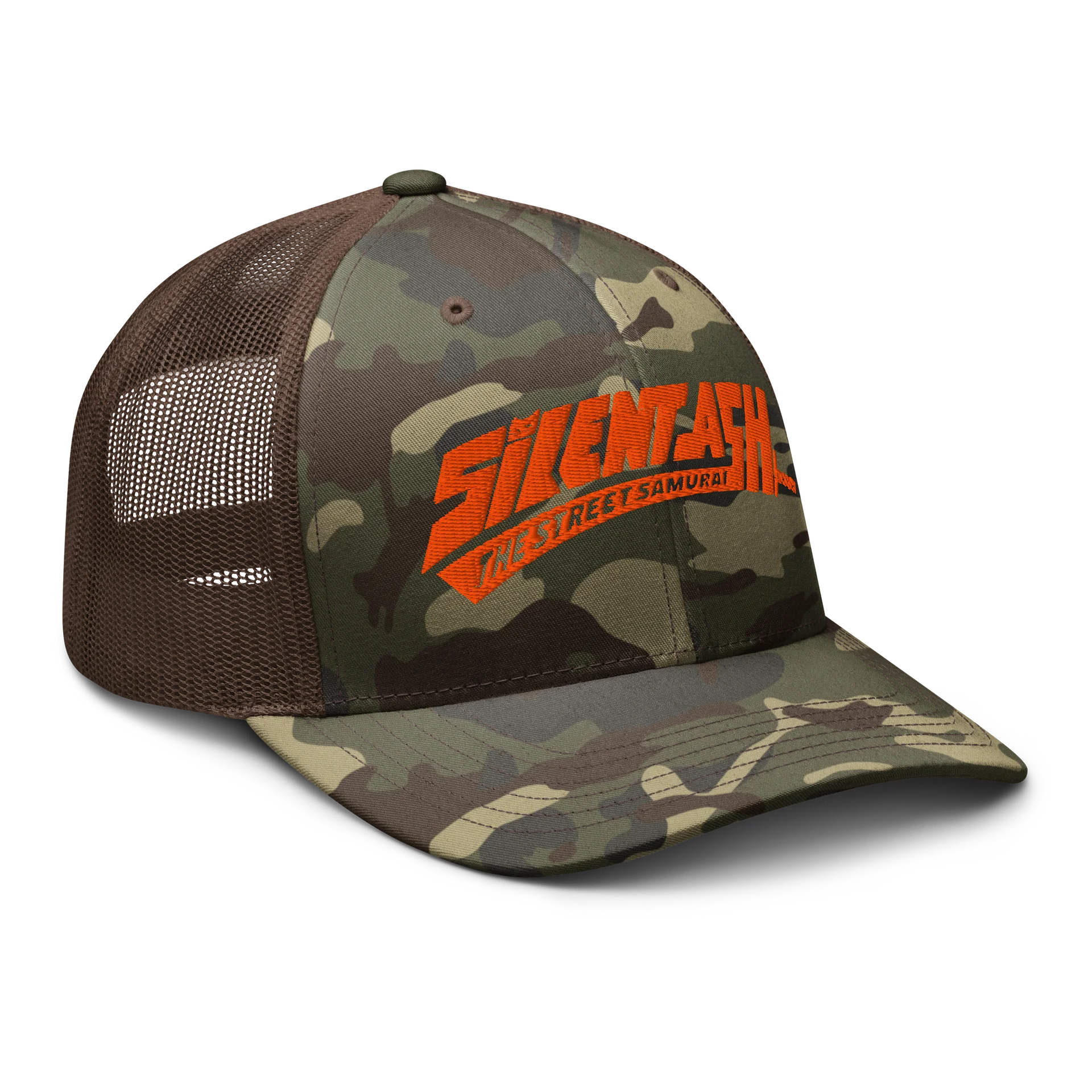 Silent Ash Logo Camo Trucker Hat product image (6)