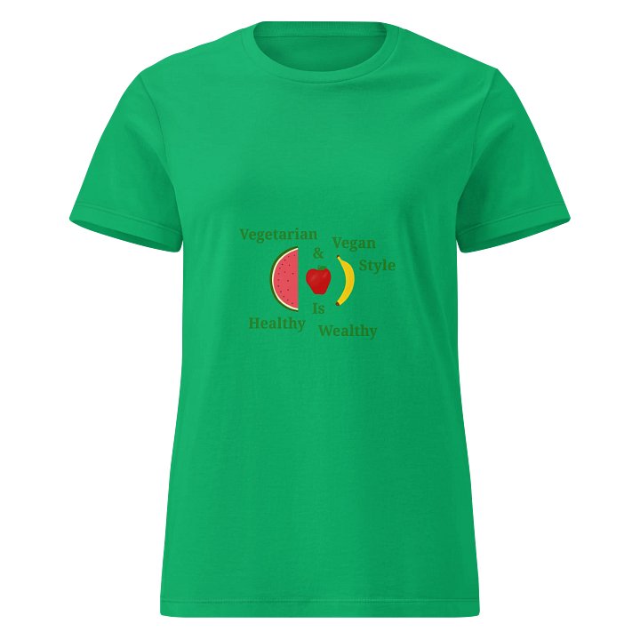 Healthy & Wealthy Vegetarian Vibes T-Shirt product image (1)