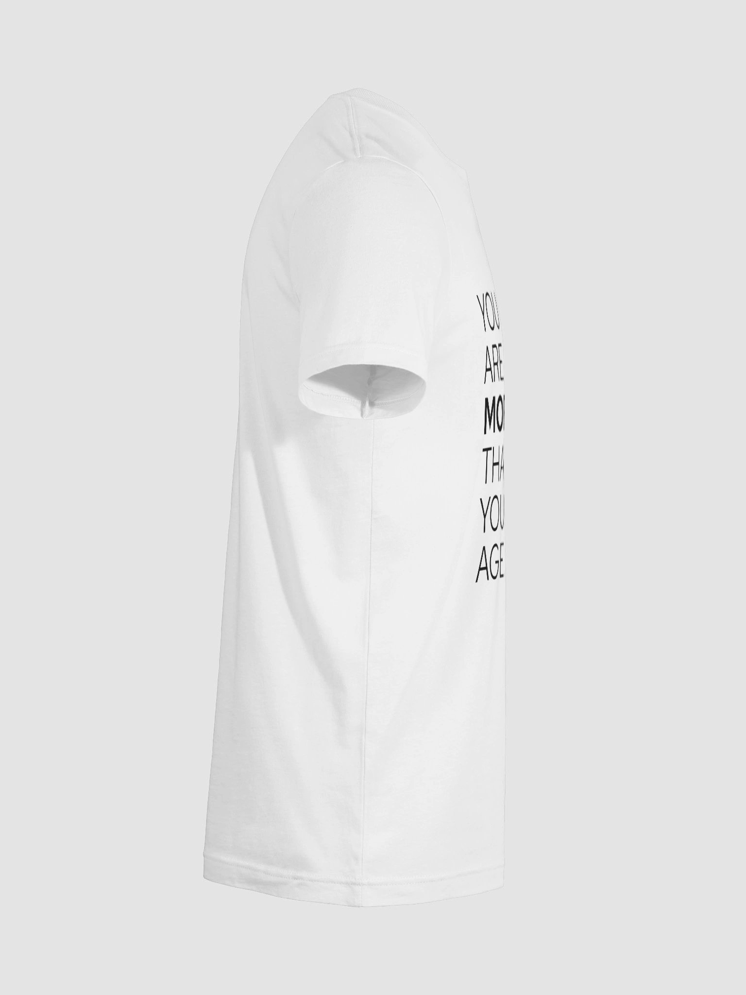 MTYA White T/Black Letters product image (12)