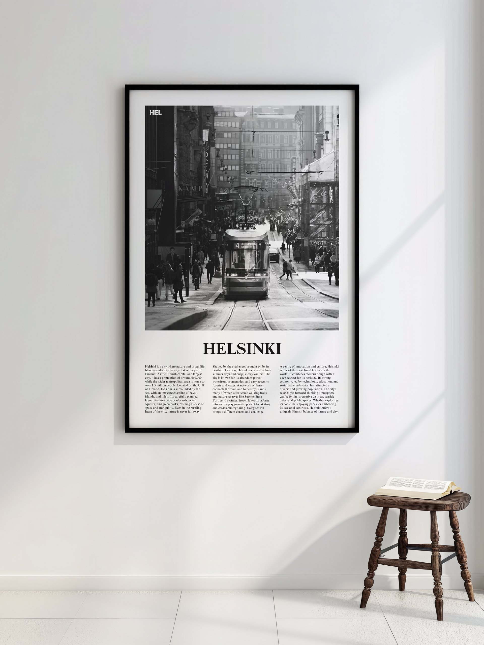 Helsinki 03 Newspaper Poster | Framed product image (6)