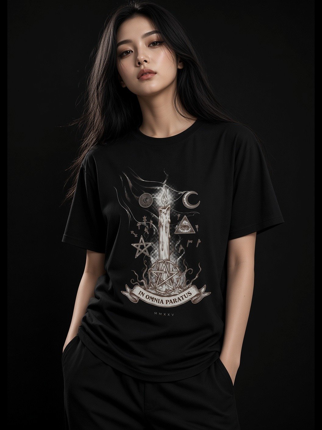 In Omnia Paratus // The Sovereign Flame Heavyweight Tee product image (1)